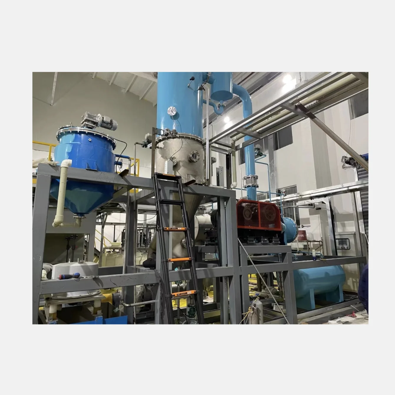 Large Output Salt Production Equipment MVR System Forced Circulation Evaporator