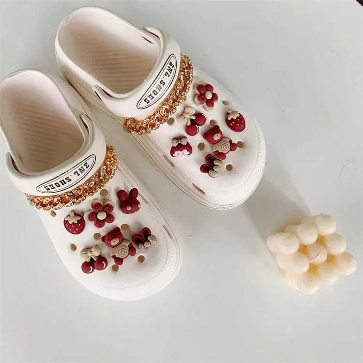 New Arrival Shoe Charms Clogs Stickers 2024 Charm Shoe Custom Designer Pvc Custom For shoe Charms Logo Women Men Clogs