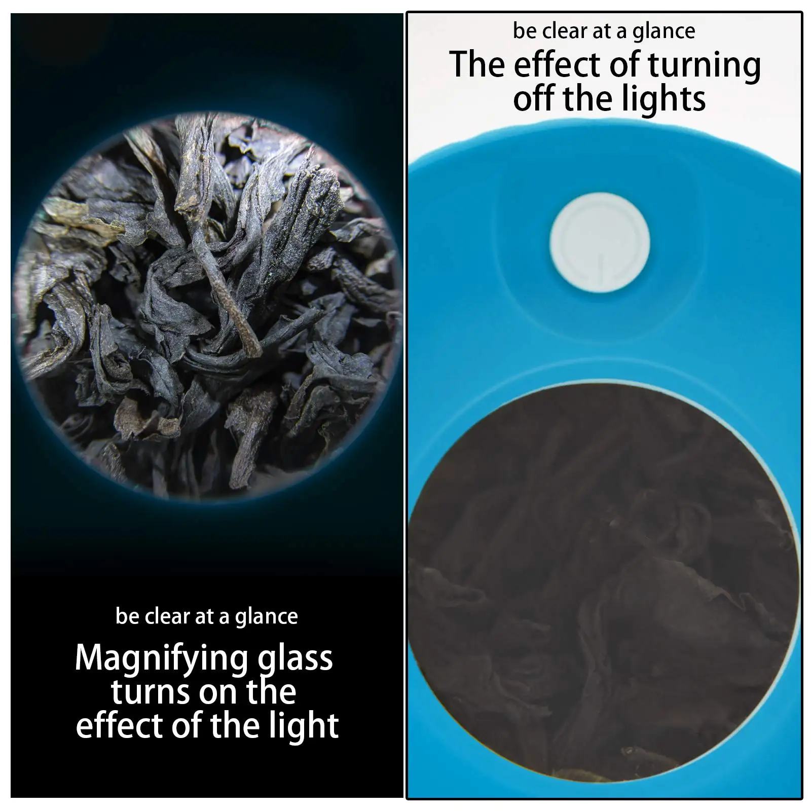 glow in the dark 4 in 1 herb grinder Glass Jar Led Plastic Bottle Stash Magnifier plastic grinder jar