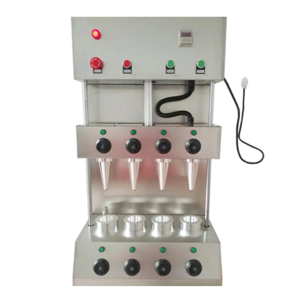 China Sugar Waffle Cone Fully Automatic Edible Cup Coffee Biscuit Tea Eat Maker Machine to Make