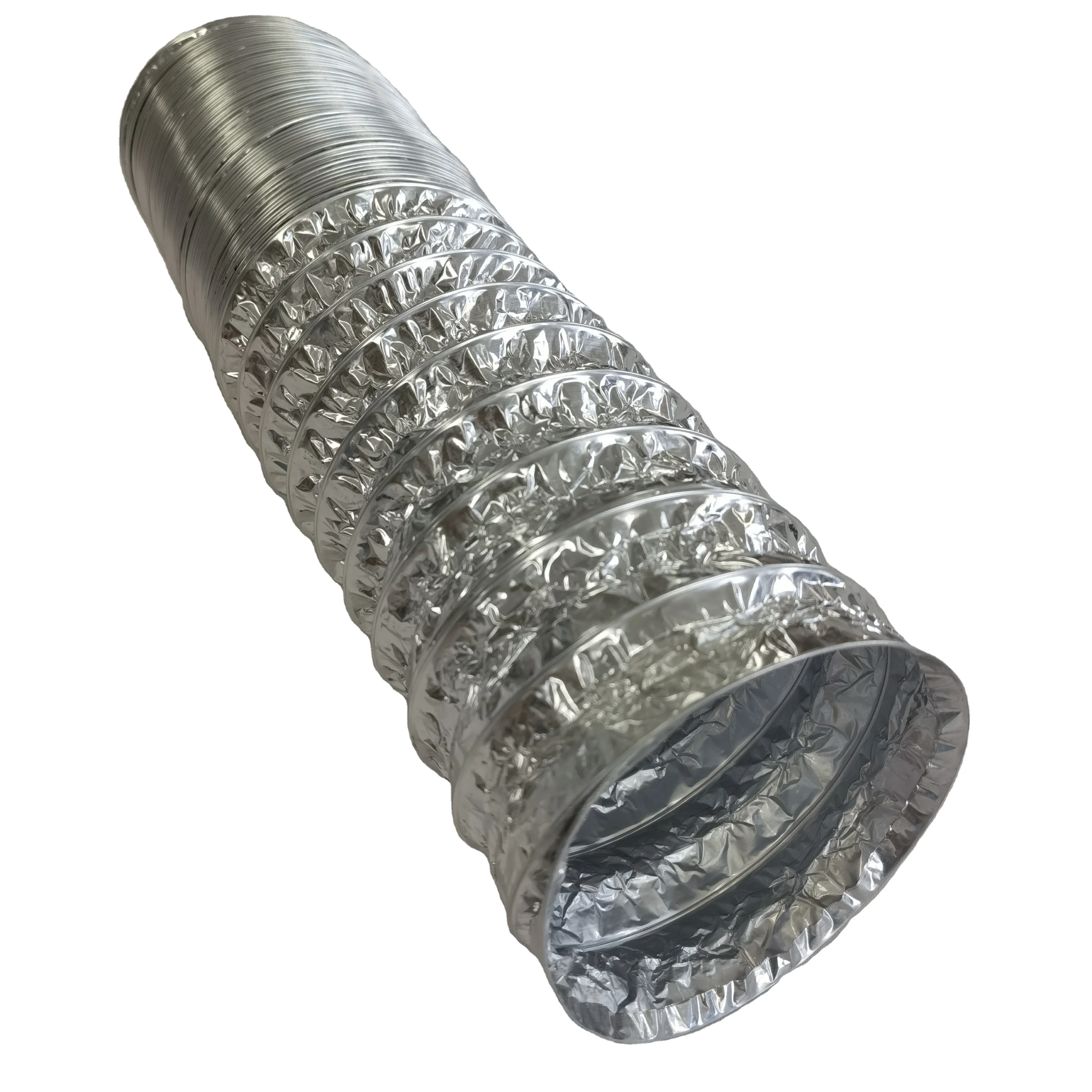 ac duct 6 inch aluminum pipe 6 inch aluminium foil flexible duct pipe  air vent air ventilation tube dryer duct for home