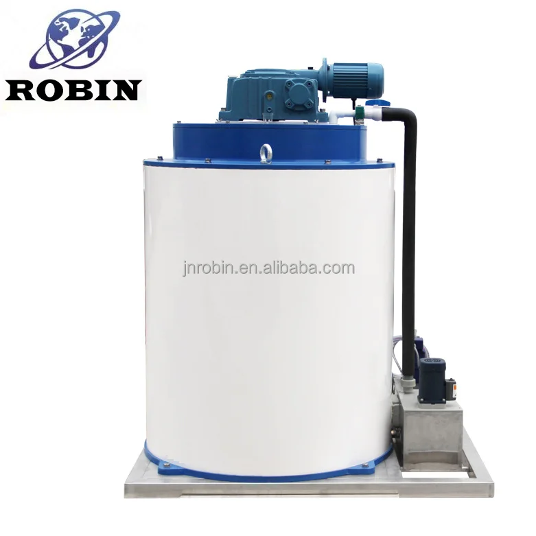 China factory price 5 ton industrial flake ice drum With Ammonia and Freon Refrigeration System for sale