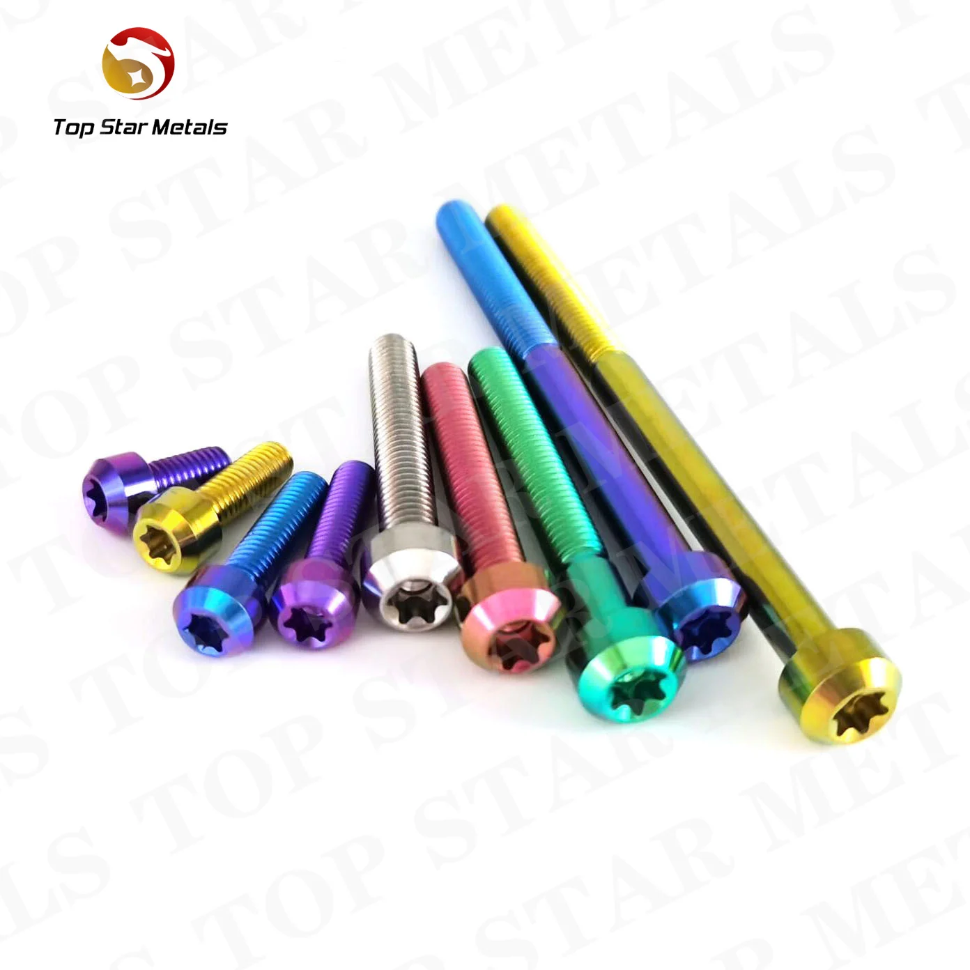 TITST Titanium Bolt M6X55/60/70/75/80/85/90mm High Performance Titanium Bolts  Torx Head BOLTS