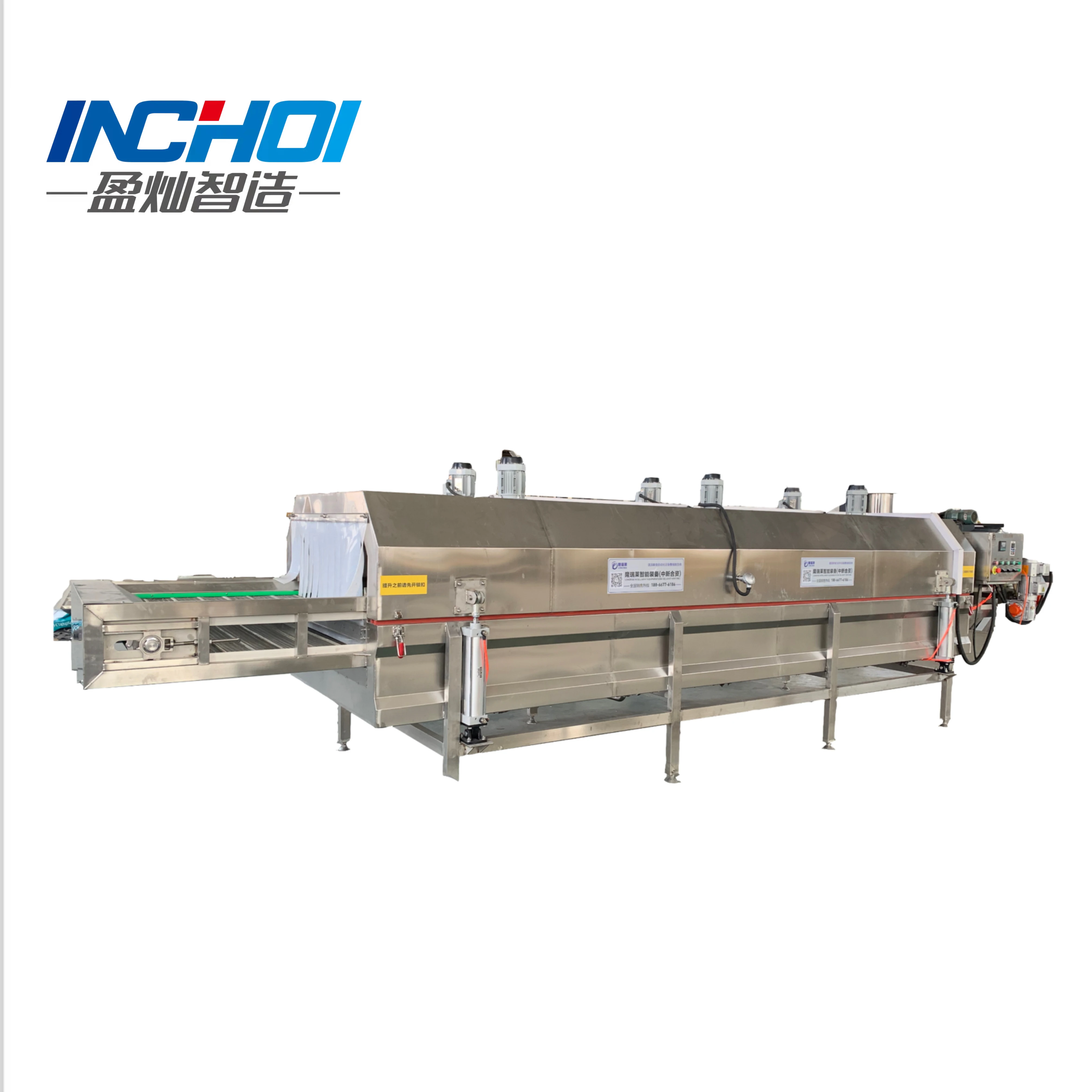 INCHOI Customizable Industrial Tunnel Liquid Nitrogen Individual Quick Freezing Machine/ Fast Freezing Freezer