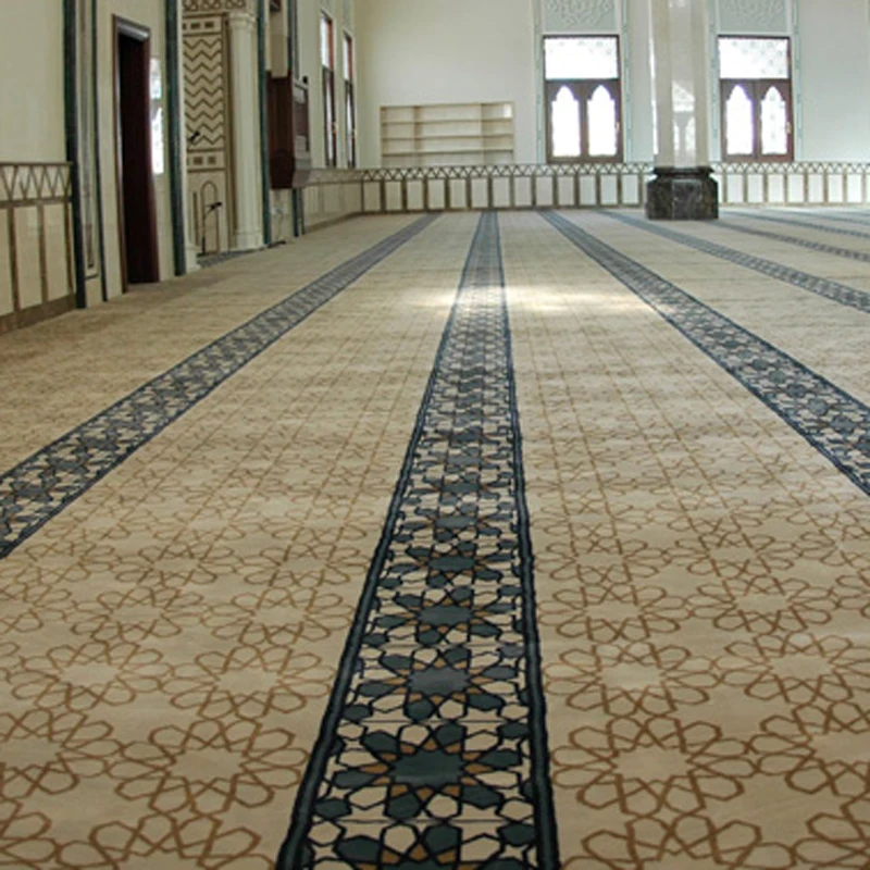 High Quality Axminster Wool Wall to Wall Muslim Use Mosque Carpet for Mosque Prayer  W-M5Series