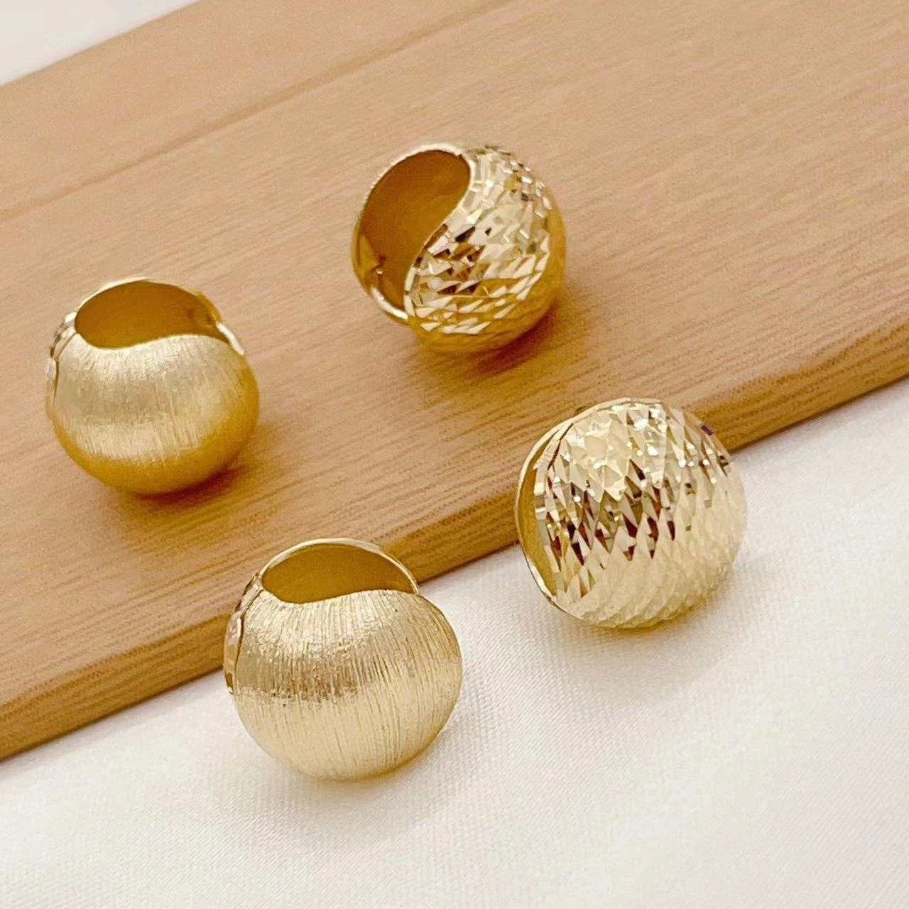 Women 2023 Fashion Luxury Jewelry High Quality 18K solid gold real 2-ways wearing Earings Huggies Drops