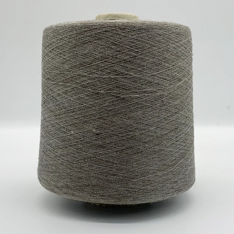 Eco-friendly Factory Direct Supply Melange Yarn 100% Ramie Yarn for Knitting and Weaving