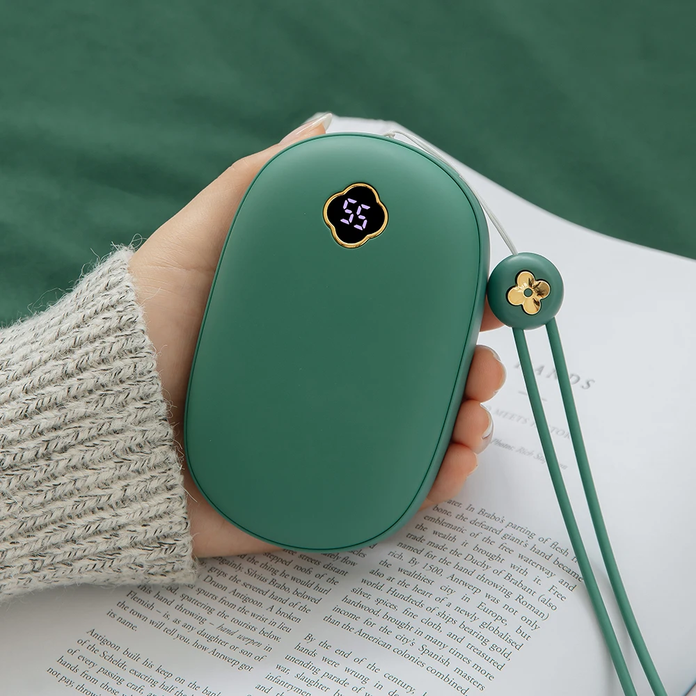 New Arrivals Korea winter USB Rechargeable cute mini pocket Hand Warmer portable 10000mAh electric power bank hand warmer