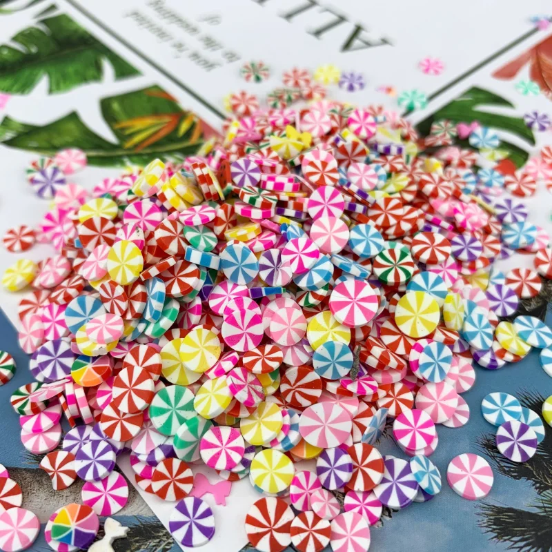 1000pcs Cute Pattern Slices Addition for Nail Art Slime Filler Lip Gloss Base Gel DIY Lipgloss Making Lipstick