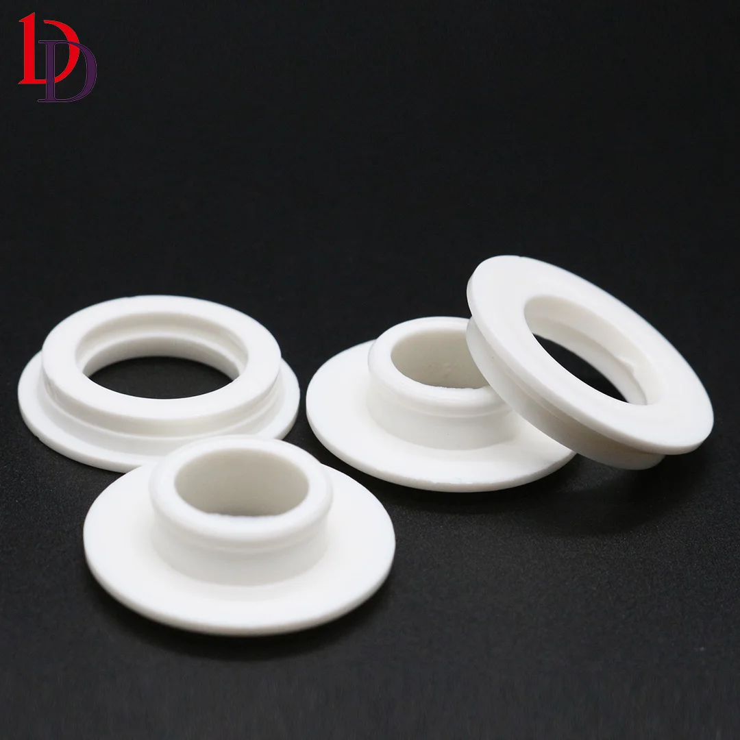 Custom Size Round Shape Plastic Eyelets White Curtain Rings Eyelet And Grommets For Backpack Garment