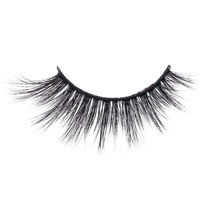 Fake Eyelashes Manufacturers Natural 3D Faux Mink Lsahes Synthetic False Eyelashes