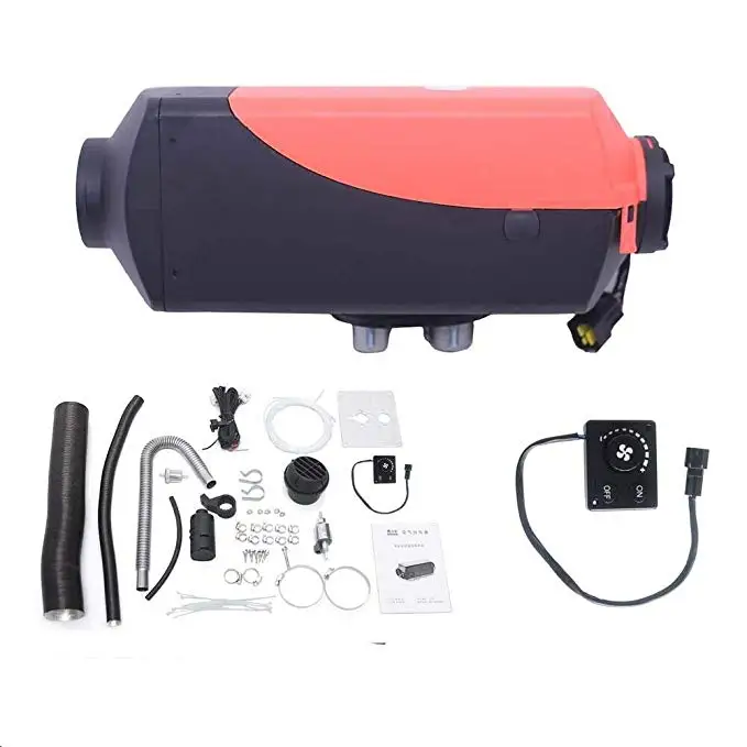 OkyRie Portable Fast Heating Defrost Defogger 5KW 12V 24V Diesel Air Heater 10L Tank Air Heaters Kit for Vans Car Trailer