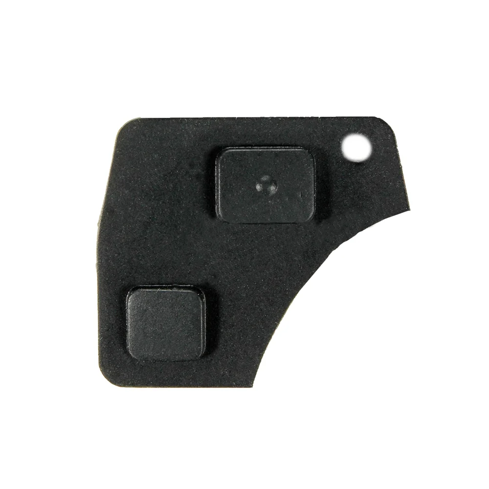 Replacement 2 Button Car Remote Key Shell Cover Black Silicon Rubber Repair Pad For TOYOTA Avensis Corolla for Lexus Rav4