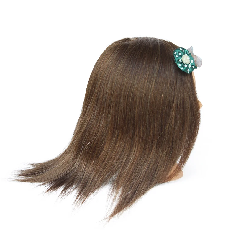 Cosmetology 100% Real Human Hair Salon Practice Hairdresser Training Head Mannequin Dummy Doll Mannequin Head