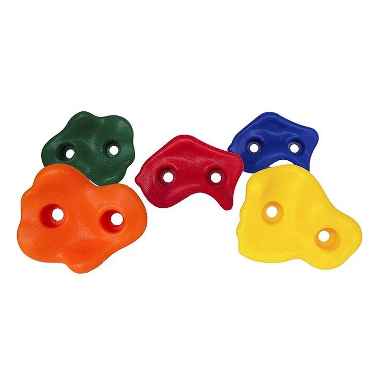 Good Quality Rock Wall Hand Holds Kit Rock Wall Climbing Holds Set Kids Climbing Rocks Climbing Stones
