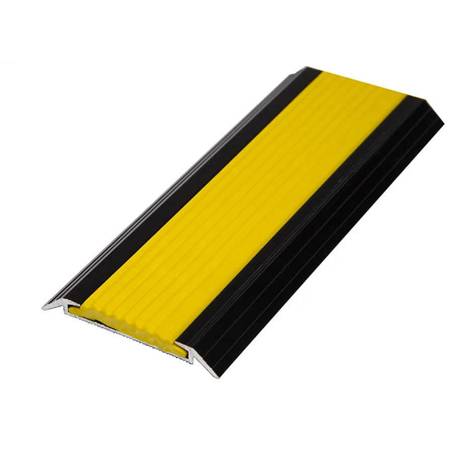 Flexible plastic PVC rubber anti slip stair nosing for stair floor