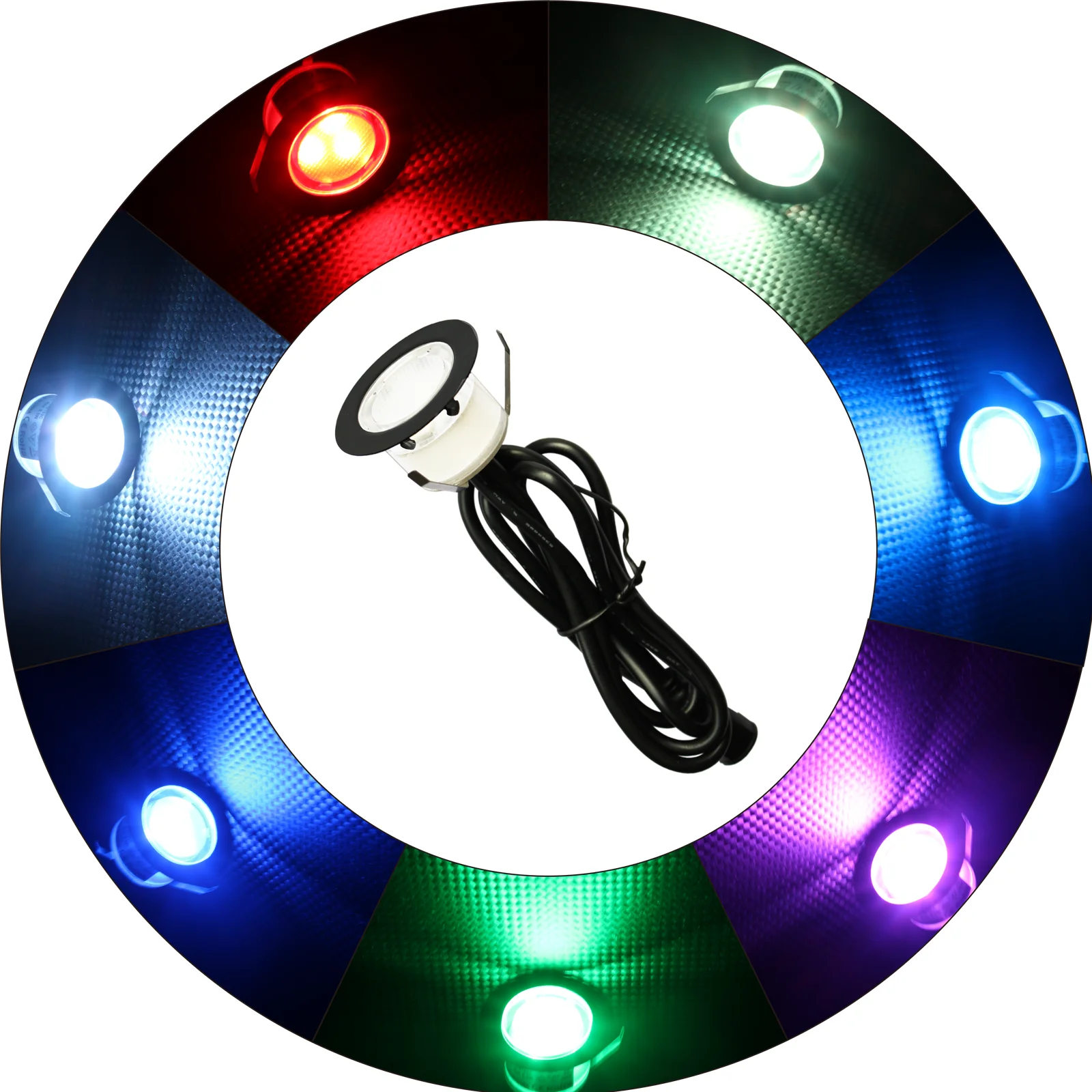 Dia.45mm Popular Size Color Changing LED Stair Step Light Floor LED Up Lights SC-B109C