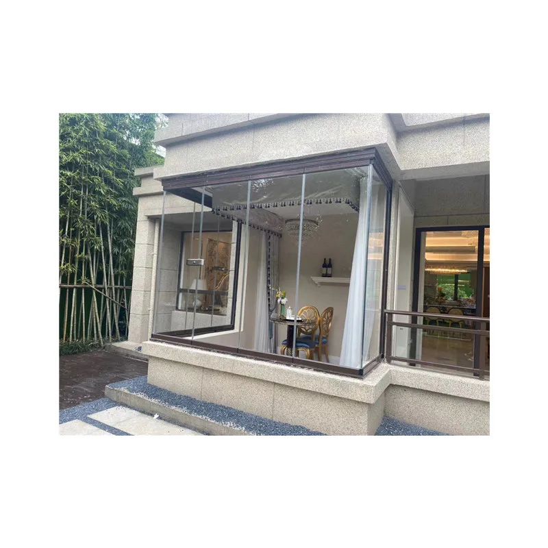 Frameless Glass Curtain Wall for Terrace Glazing glass balcony glazing system