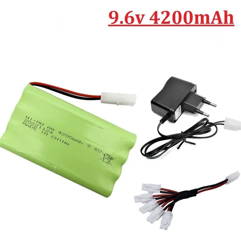 9.6v 4200mAh AA Ni-MH Battery For Rc Toys Cars Rechargeable Battery Pack