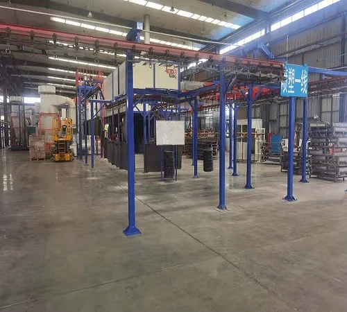 Continuous color coating line steel pipe coating line