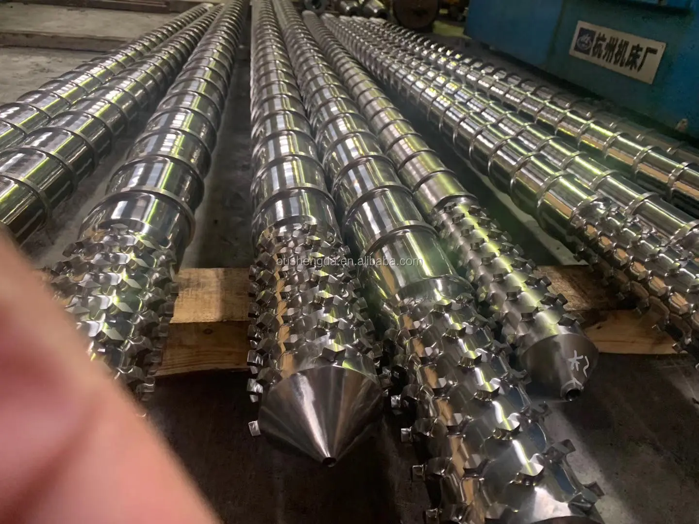 pvc/abs extrusion granules single screw and barrel for PVC pipe granulator recycle pelleitzer