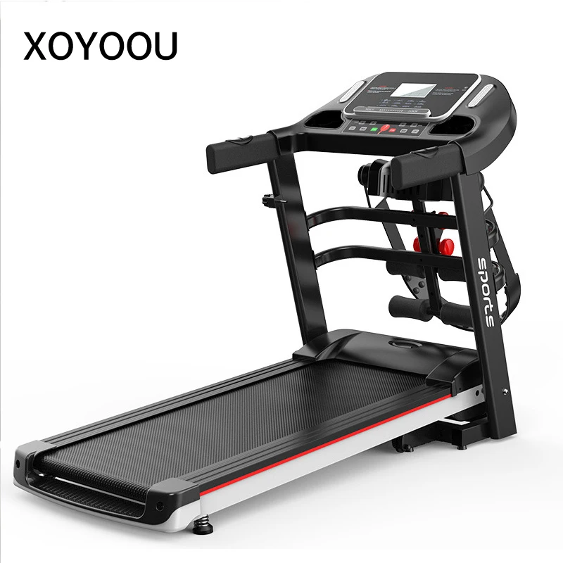 Electric Portable Power Motorized Machine Running Jogging Gym Exercise Fitness Time Sports Body Strong Treadmill for Home Use