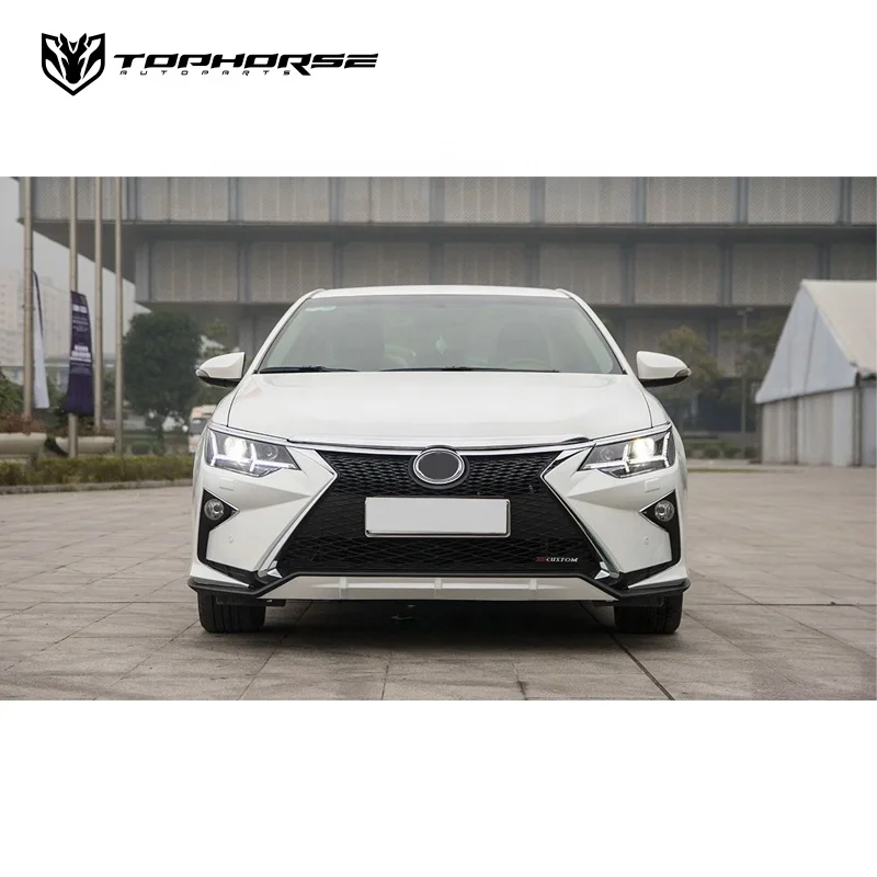 2012+ Facelift Bumper For Toyo-ta Camry Body Kit Front Grille Car Accessories PP Material
