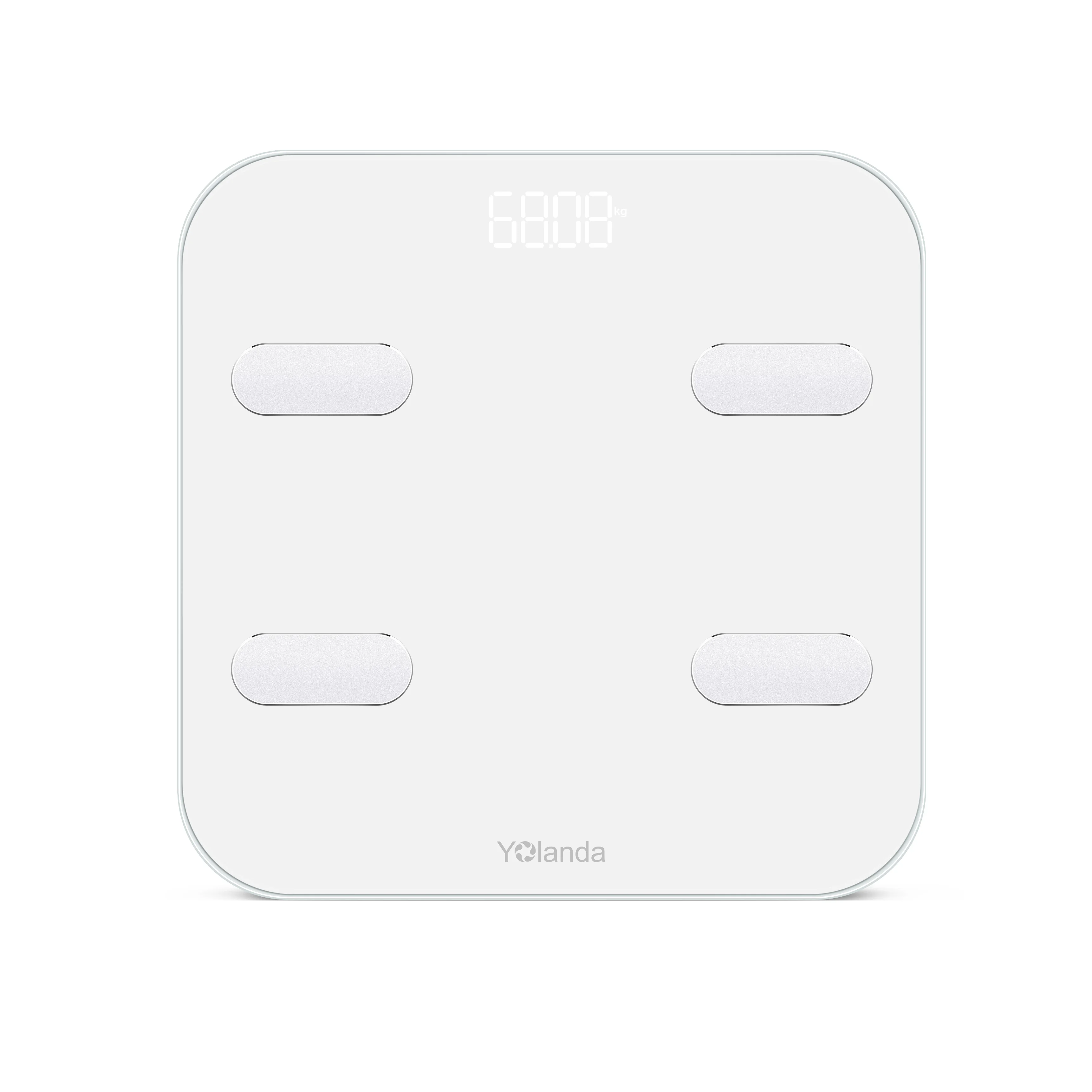 BLE smart body fat scale bathroom scale 180kg capacity free APP to use