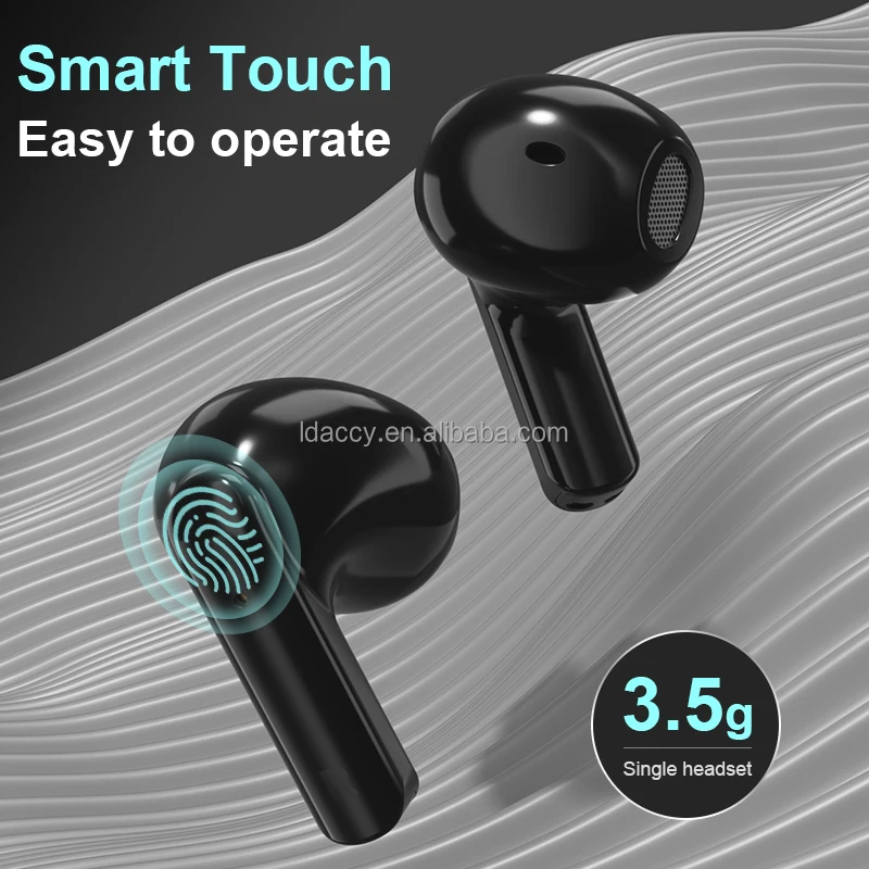 Handfree Led Stereo True Wireless Headset Type C Digital Bluetooth Earbuds Light Earphone Earbuds With 2000 Mah Power Bank