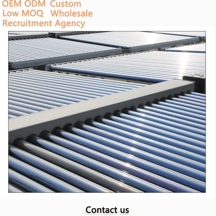 Hotel Low MOQ Cheap Solar Vacuum Tubes Price Wholesale Custom ODM OEM Supplier Hot Pressurized Residential Home Metal Bathroom