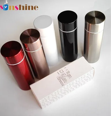 150 мл чистый цвет мини 304 нержавеющая сталь вакуумная колба прямая маленькая бутылка для воды на заказ