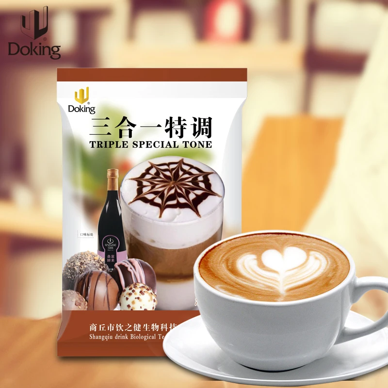 Instant and delicious Matcha Red Bean Latte Milk