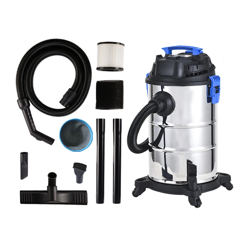 220 V 1500 W Vacuum Cleaner Stainless Steel Tank For Carpet Wet Dry Vacuum Cleaner Electric Car Industrial Vacuum Cleaner