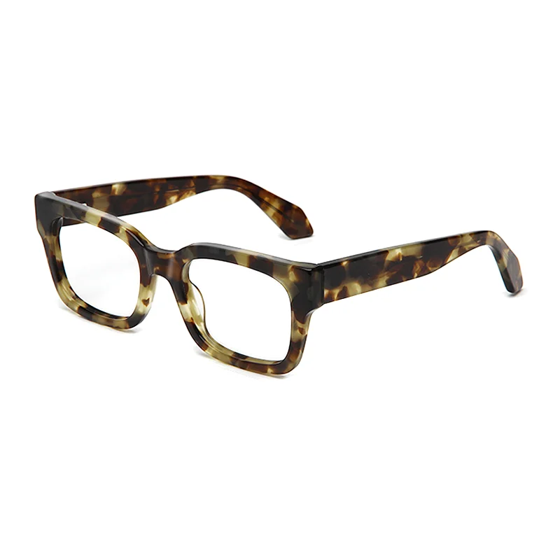 men custom acetate rectangle eyewear frame eyewear acetate material automatic planer acetate eyewear