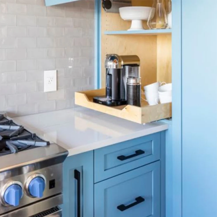 Black Cabinet Handle Square Furniture Hardware Stainless Steel Kitchen Door Knobs Cupboard Wardrobe Drawer Pulls