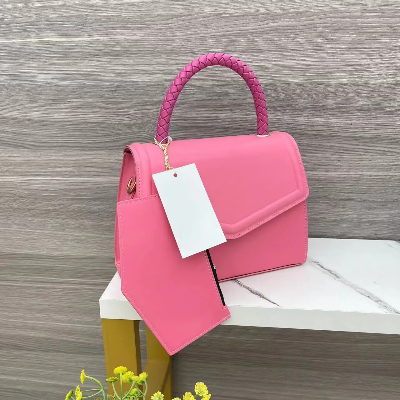 Wholesale Trendy Famous Brand 2 pieces Fashion Sling Bag 2023 Popular Candy Luxury Designer Messenger Bag