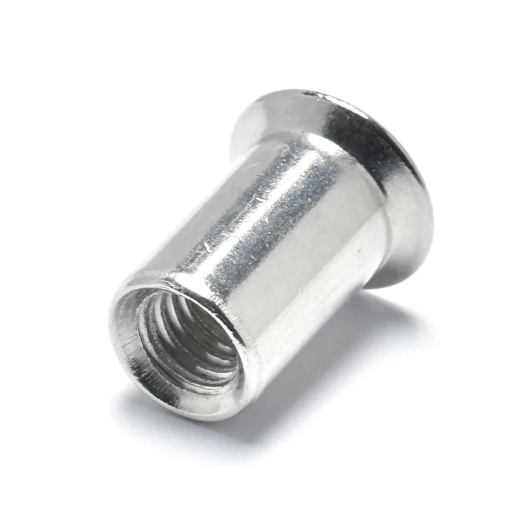 Furniture Use Hot Sale Stainless Steel CSK Head Plain Body Rivet Nuts with Open End