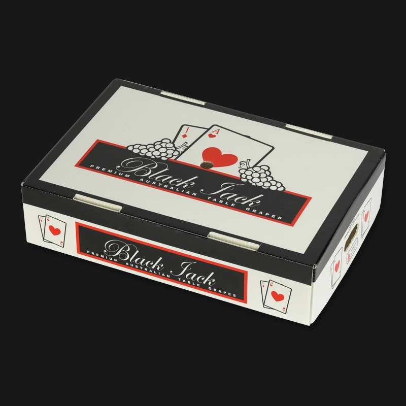 PE Box Low Price Customized Anti-static PE Plastic Storage Box  Wax coated cardboard box for fruit and vegetable packaging