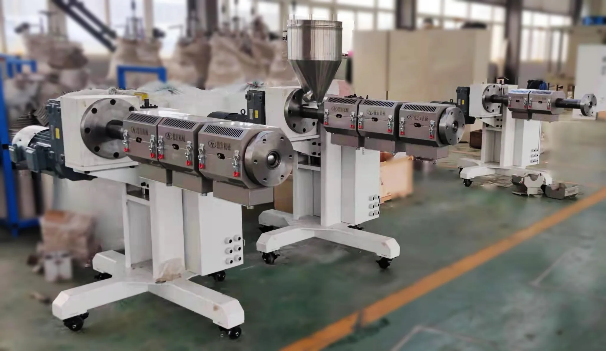 30mm Single Screw High Speed Line Plastic Extruder for color line surface skin layer co-extrusion Extrusion Machine For Sale