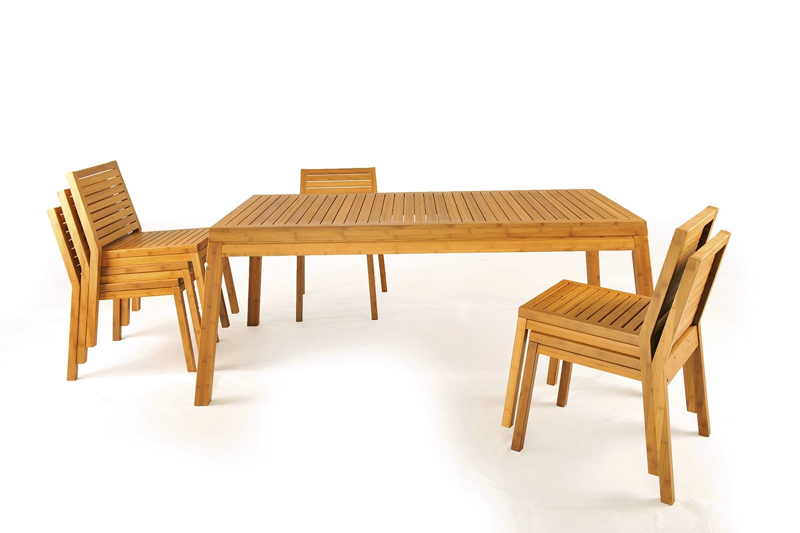 Colma стул в современном дизайне наружная садовая мебель Наборы бамбуковые обеденные стулья