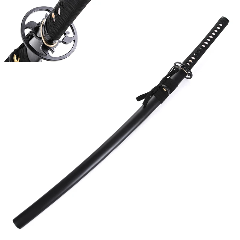 Hand Forged Ninja Swords Tsuba Real High Quality Japanese Wooden Toy Swords for Kids