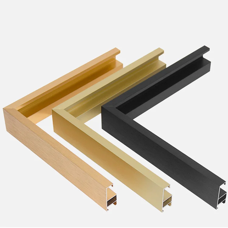 
Hot Selling Black Anodized Decoration 11X14 Photo Picture Aluminum Frame Moulding 