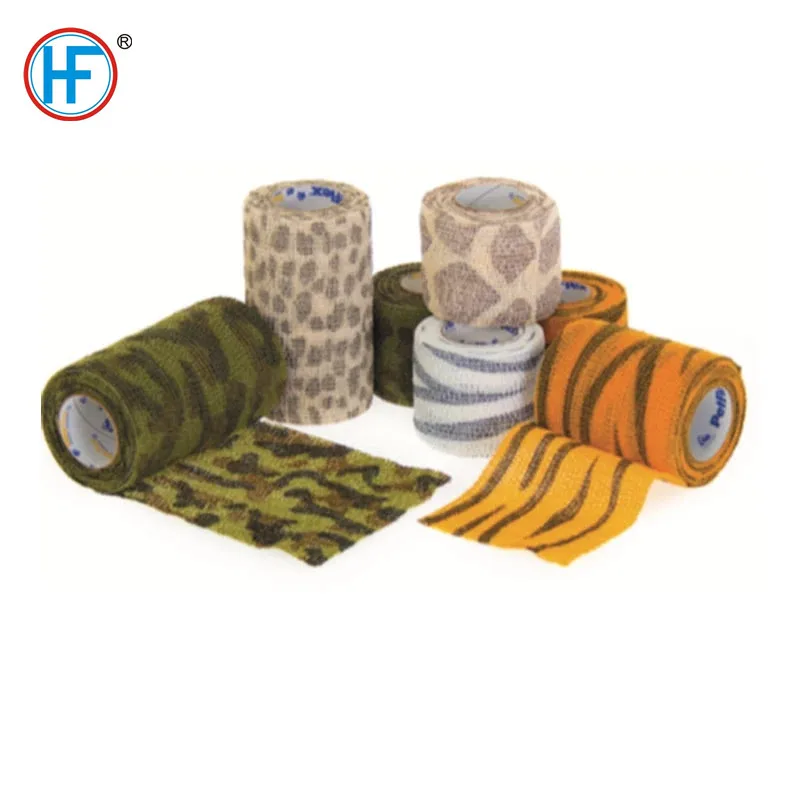 ISO/ CE/FSC Approved Hot Sale Non woven elastic cohesive self- adhesive bandage -- human or animals
