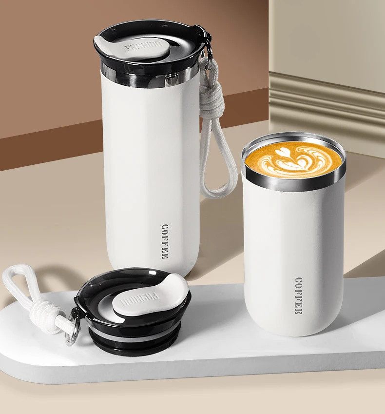 Custom Logo Tumbler Wholesale 350ml 500ml Insulated Beer Vasos Drink Cup Travel Coffee Mug Thermos Cafe Stainless Steel Tumbler