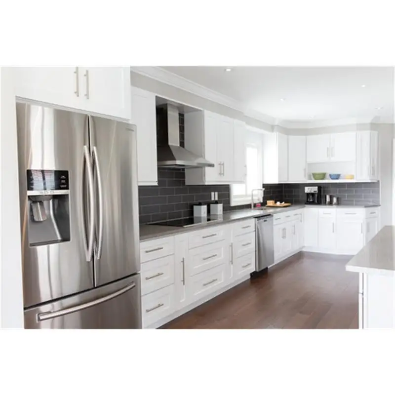 CBMmart kitchen cabinet Villa DTC Brand Soft Closed White board Custom Finish Kitchen Cabinet