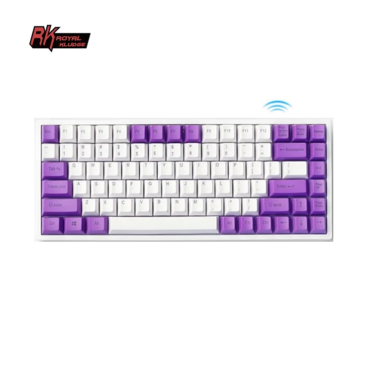 Royal Kludge RK84 multimedia numeric backlight gaming smart light wifi keyboard teclado tablet inhalambrico RGB manufacturer