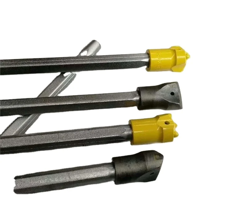 hexagonal steel B22 rod 22mm six-edge taper drill rod H22 tunnel Drill pipe for mine rock drilling