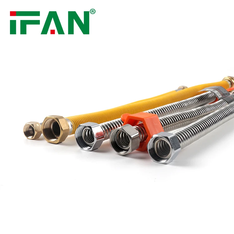Ifan SS Flexible Metal Hose Flexible Water Hose Flexible Shower Hose With Brass Head