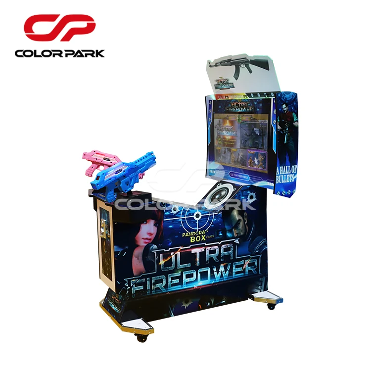 Colorful Park Electronic amusement park simulator time crisis arcade video coin 2 player shooter game console