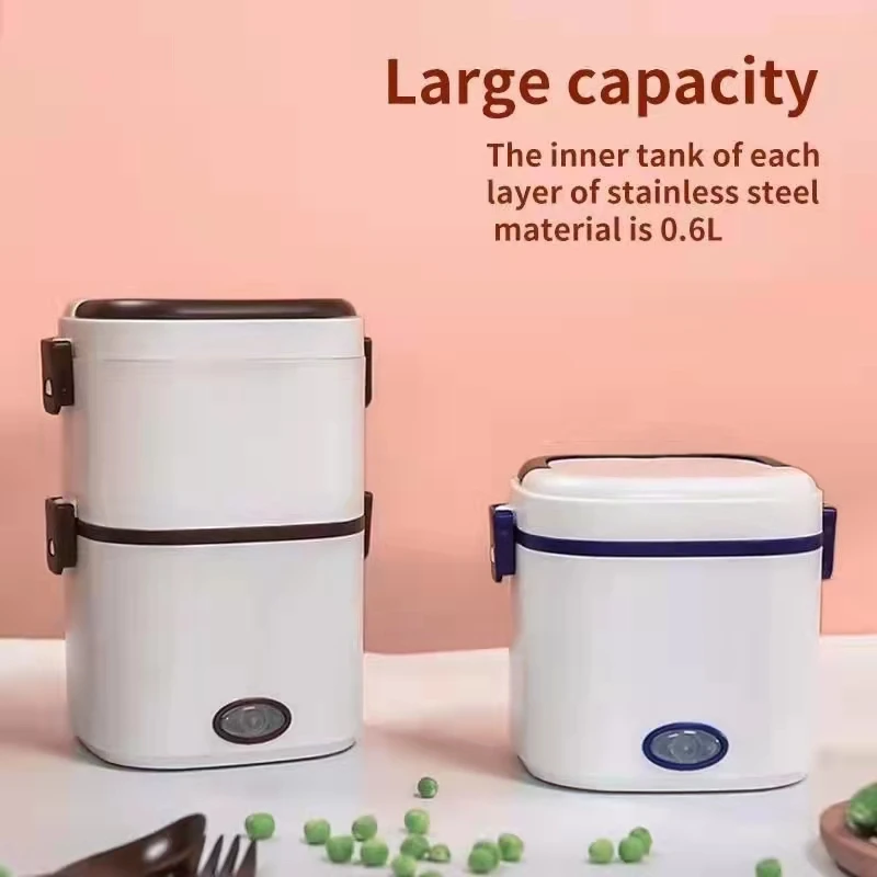 Multi-functional lunch box Heating insulation rice cooker steaming hot rice magic student mini bento rice pot
